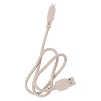 【LAKOLE/ラコレ】 Lightningケーブル（0.5m） グレー