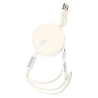 3WAYケーブル アイボリー LAKOLE/ラコレ