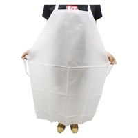 セーフラン安全用品 防水エプロン 白 11322-10 1セット(10枚入)