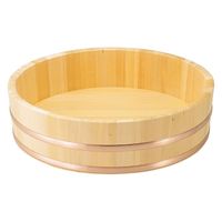 ヤマコー 椹・大半切 銅タガ・底竹補強付