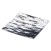 ヤマコー 新・ステンレス槌目四方皿 5寸 24805 1個（直送品）