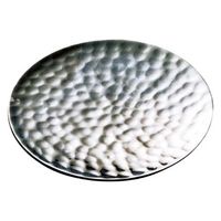 ヤマコー ステンレス槌目小皿 3寸 丸型 21589 1個（直送品）