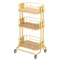 西村製作所 アプリワゴン(ストッカータイプ) 25585102 025(イエロー) 1台（直送品）