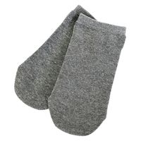 埼玉福祉会 ギプスのつま先カバー用半分靴下 レギュラー25486602 ひと、モノショップ。 30-FOOTCOVER-GR(グレー 1足