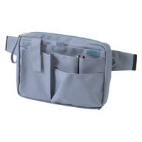 クツワ 文具エプロンバッグ マチ付 25740903 BE020BL(ブルー) 1個（直送品）