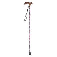 カインドウェア 素敵なステッキ 伸縮折りたたみ 25570800 KINDCARE CH231145A01(ブラックハナ) 1本（直送品）