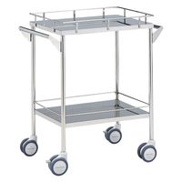 【軒先渡し】西澤医科工業 マツヨシ回診車 四方手摺付(静音仕様 01225052 MY-1025S(600X450X800 1台（直送品）