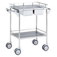 【軒先渡し】西澤医科工業 マツヨシ回診車 引出付 01230551 MY-1042(750X450X800) 1台（直送品）