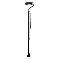 フジホーム 手のひらフィットステッキ伸縮 25570101 WB5246(ブラック) 1本（直送品）