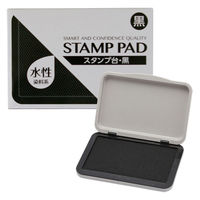 シスタ スタンプ台 黒 360926 1セット(12個入)（直送品） - アスクル