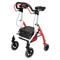 ユーバ産業 歩行車アームフィット 25495300 EXR-698E(レッド) 1台（直送品）