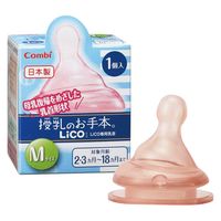 コンビ テテオ授乳のお手本LICO乳首 M 25482401 テテオ Mサイズ 1ケース(48個入)（直送品）