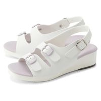 キクスイサンダル 2バックルサンダル 25343802 LL KS-102(パープル) 1足　ナースサンダル（直送品）