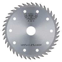 津村鋼業 石膏ボード用チップソー 125×1.2×20×40P 1枚（直送品）