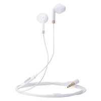 ホワイト 有線イヤフォン 10個セット 楽天市場】イヤホン 有線 耳掛け カナル型 4極 3.5mm リモコン