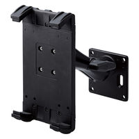 タブレットスタンド (産業用建機向け) アルミ製ホルダー 壁面固定可 ブラック TB-DSARMCM1BK エレコム 1個（直送品）