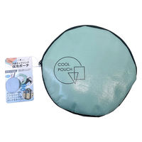 トレードワン 冷感ネックリング 保冷ポーチ ブルー 1個