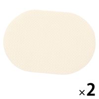 アミアミPUランチョンマット アイボリー 1セット（2枚） LAKOLE/ラコレ