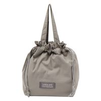 ランチ巾着トートバッグ2 グレー LAKOLE/ラコレ