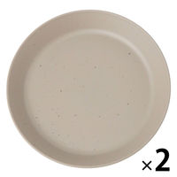 スプラッシュ柄プレート（S） ベージュ 1セット（2枚） LAKOLE/ラコレ