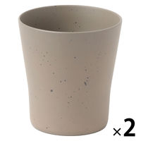 スプラッシュ柄カップ ベージュ 1セット（2個） LAKOLE/ラコレ