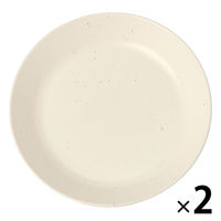 スプラッシュ柄プレート（L） ホワイト 1セット（2枚） LAKOLE/ラコレ