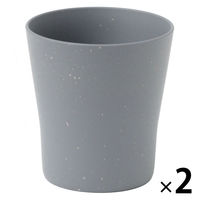【LAKOLE/ラコレ】 スプラッシュ柄カップ グレー 1セット（2個）