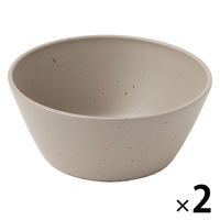 スプラッシュ柄ボウル ベージュ 1セット（2個） LAKOLE/ラコレ