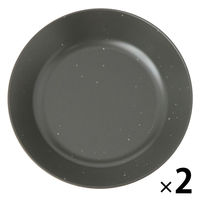 スプラッシュ柄プレート（M） チャコール 1セット（2枚） LAKOLE/ラコレ