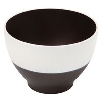 SMOKY塗分け汁椀 スモーキーホワイト LAKOLE/ラコレ