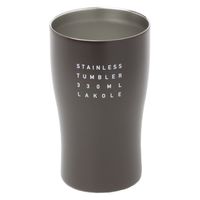 【LAKOLE/ラコレ】 なめらか真空タンブラー（M） ブラック