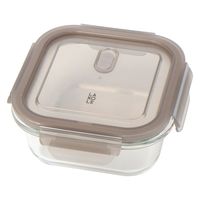 ガラス保存容器（480ml）グレー LAKOLE/ラコレ