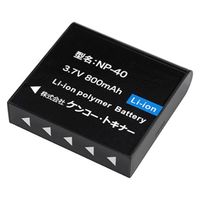 ケンコー・トキナー カメラバッテリ- NP-40 1個