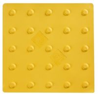 KMネクスト エコ点字ブロック 400×400 ポイント MF00005AP 1セット(15個)（直送品）