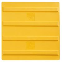 KMネクスト エコ点字ブロック 400×400 ライン MF00004AP 1セット(15個)（直送品）