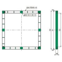 第一機材 ツリーキーパー 金物受枠角形用 FBOWーFBSW FBSW-20B 1台（直送品）