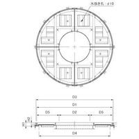 第一機材 ツリーキーパー 舗装材充填ースリット排水タイプ TPRF TPRF-1860-ホドウA 1台（直送品）