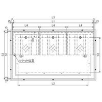 第一機材 大口径マシンハッチ BHーCSWー2 BH-CSW-2900X900カイヘイグツキ 1台（直送品）
