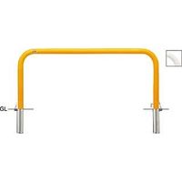 サンポール アーチ スチール製 FAA FAA-7SK15-650(Y) 1本（直送品）