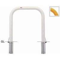 サンポール アーチ スチール製 FAA FAA-8SF75-800(Y) 1本（直送品）