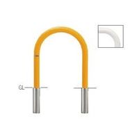 サンポール アーチ スチール製 FAC FAC-7S(W) 1本（直送品）