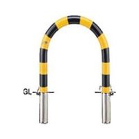 サンポール アーチ スチール製 FAC FAC-7SK(YB) 1本（直送品）