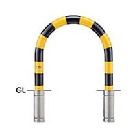 サンポール アーチ スチール製 FAC FAC-8S(YB) 1本（直送品）