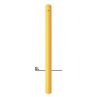 サンポール ピラー スチール製 FPA-14UH-F00(Y) 1本（直送品）