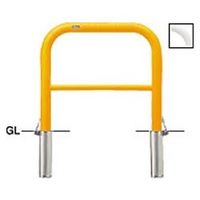 サンポール アーチ スチール製 FAH FAH-7SF7-650(Y) 1本（直送品）