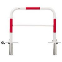 サンポール アーチ スチール製 FAH FAH-7SK10-800(RW) 1本（直送品）