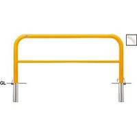 サンポール アーチ スチール製 FAH FAH-7SK15-650(Y) 1本（直送品）