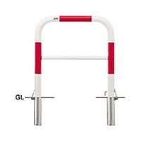 サンポール アーチ スチール製 FAH FAH-7SK75-800(RW) 1本（直送品）