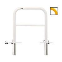 サンポール アーチ スチール製 FAH FAH-7SK75-800(W) 1本（直送品）