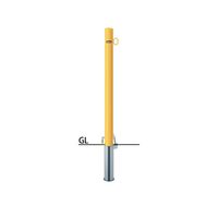 サンポール ピラー スチール製 FPA-7SK-F01(Y) 1本（直送品）